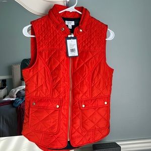 BRAND NEW CROWN & IVY ORANGE VEST